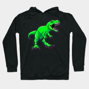 Awesome T Rex Dinosaur Illustration Hoodie